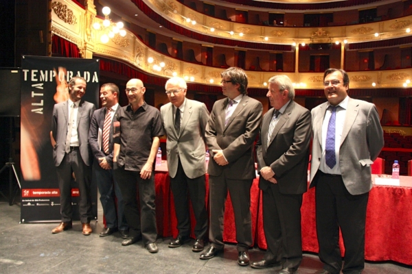 La presentació de Temporada Alta 2012 al Teatre Municipal. FOTO: ACN / AraGirona.cat